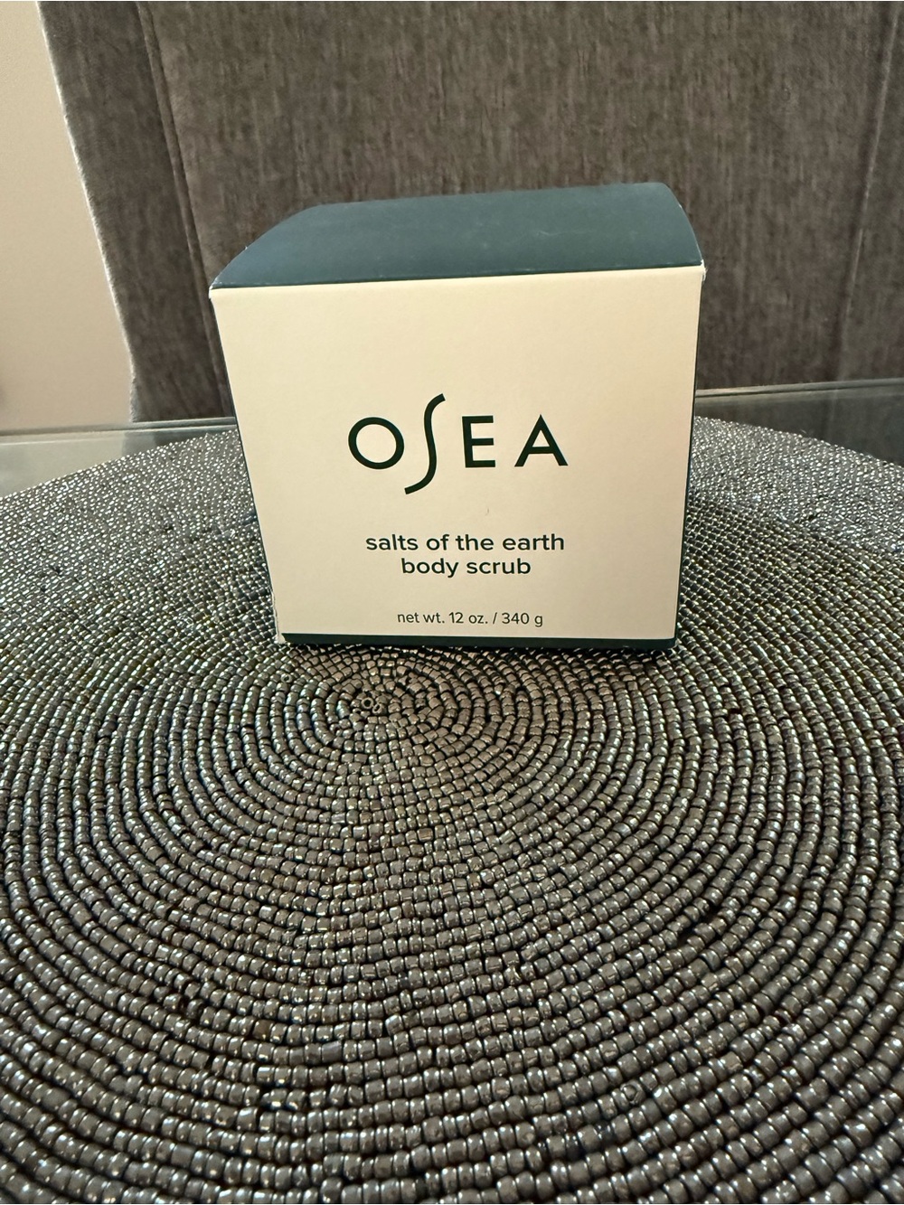 OSEA Salts of the Earth Body Scrub 12 oz NEW Sealed Full Size